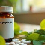 Pilleflaske med antipsykotisk medisin.
