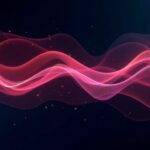 Fargerike lydbølger som viser rytme og bevegelse.